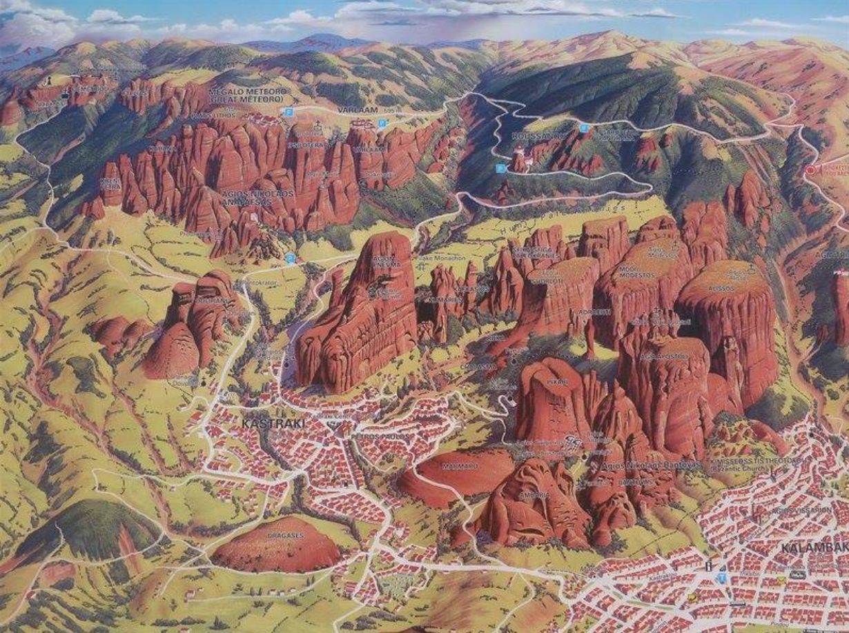 Escalade en Grèce dans les Météores Escalade en Grèce dans les Météores